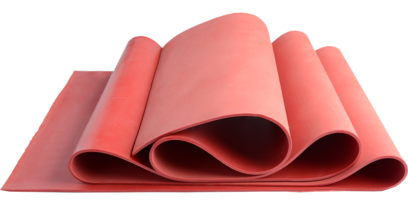Natural rubber membrane 42 Shore A red